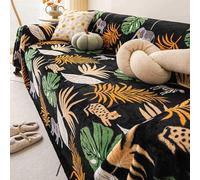 Modern Boho Plush Sofa Cover Throw, Premium Winter Couch Protector Throw - Pet Friendly Washable Full-Coverage Universal Slipcover a 180 * 280cm/70.87 * 110.24in