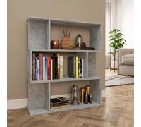 Modern Book Cabinet Display Shelf Room Divider Book Storage Rack Engineered Wood