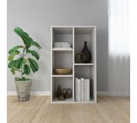Modern Book Cabinet Display Sideboard Room Divider Book Rack Engineered Wood Uk