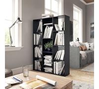 Modern Book Cabinet Home Storage Book Shelf Organiser Unit Engineered Wood vidaX