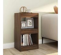 Book Cabinet/Room Divider Brown Oak 40x30x72 cm