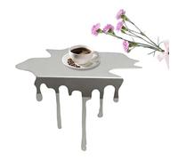 Modern Bookshelf Art - Flowing Water Craft, Stainless Reflective Mirror Finish with Silver Liquid Aesthetics, Abstract Metal Sculpture Ornament, Ideal for Bathroom Dormitory Apartment