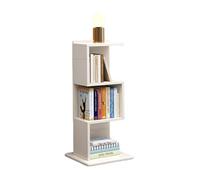 Modern Bookshelf, Solid Wood Multi-Tier Storage Bookcase, Free Combination Design, Corner Stand Display Case for Books and More