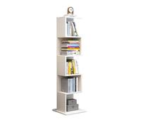 Modern Bookshelf, Solid Wood Multi-Tier Storage Bookcase, Free Combination Design, Corner Stand Display Case for Books and More