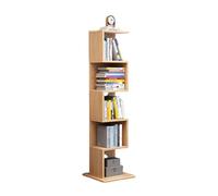 Modern Bookshelf, Solid Wood Multi-Tier Storage Bookcase, Free Combination Design, Corner Stand Display Case for Books and More