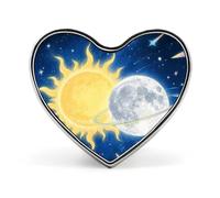 Modern Bouquet Leaves Lapel Pin Fashion Brooch Pin Cute Button Badges Heart Shape