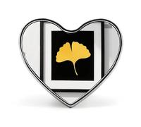 Modern Bouquet Leaves Lapel Pin Fashion Brooch Pin Cute Button Badges Heart Shape