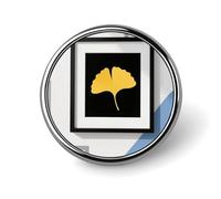 Modern Bouquet Leaves Lapel Pin Fashion Brooch Pin Cute Button Badges Round Button Pins Enamel Pins Metal Pinback for Hat Shirt Clothing Bags Decoration, Modern bouquet leaves, Circular