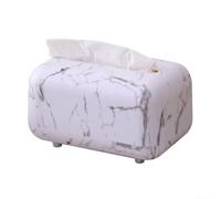 Modern Box Cover Marble Pattern - Dustproof Sliding Lid ABS Material for Living Room Bedroom Black White(White Marble Pattern)