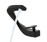 Modern Brass Basin Tap Single Lever Bathroom Sink Mixer Faucet Hot Cold Water Hoses Slish Black h Perfect for Contemporary Bathrooms