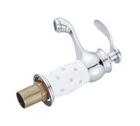 Modern Brass Kitchen Faucet, Single Handle Bathroom Sink Mixer Tap, Hot & Cold Basin Faucets for Farmhouse & Bar, Slish Diamond Design Water Control