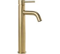 Modern Brass Kitchen Faucet Single Handle Gold High Arc Tap Dual Temperature Hot & Cold Water Mixer Stylish Basin Sink Faucet Durable & Elegant Design