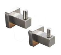 Modern Brass Wall Hook Durable Screw Design Perfect for Hanging Towels Coats Hats Stylish and Functional Home Organizer