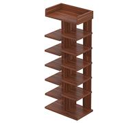 Modern Brown Shoe Rack - Space-Saving Multi-Layer Shoe Storage nizer for Home Entryway & Door - 94cm High Stylish & Economical Design