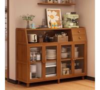 Modern Buffet Cabinet & Versatile Coffee Table Sideboard | Stylish Storage Solution for Dining Room & Kitchen | Functional Flip Door Design | Space-Saving Home Organizer