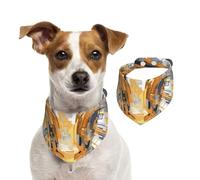 Modern Bullhead Element Dog Bandana for Small Medium Large Dogs, Cat Dogs Kerchief Triangle Bibs Scarf for Girl Or Boy