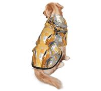 Modern Bullhead Element Dog Hoodie â€“ Soft & Breathable Polyester Pet Clothes for Medium, and Large Dogs