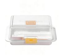 Modern Butter with Lid Cheese Cutter Box with Removable Parts for Food Preservation Butter Plane Box