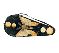 Modern Butterfly and Moon Phases Racquet Tennis Bag Lightweight Racquet Holder for Beginner Tennis Players