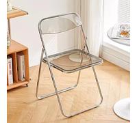Modern C Acrylic Chair with Ch e Slish PP Plastic Accent Side Chair for Living Room Weddings & Events Indoor Outdoor Seating