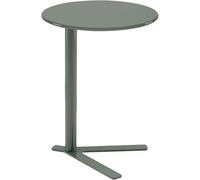 Modern C-Shaped Metal Side Table with V-Shape Base for Sofa, Bedside, or Snack Use