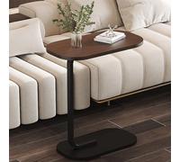 Modern C Shaped Side Table for Living Room 25 Inch High End Table for Couch Sofa Small Drinks Table with Sleek Design and Convenient Size