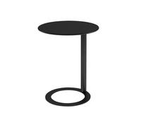 Modern C Shaped Side TableStylish Coffee Table with Metal Frame Perfect for Small Spaces Living Room or Bedroom NightstandSpaceSing Design