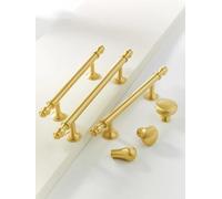 Modern Cabinet Door Handles Cabinet Pulls Drawer Knobs Furniture Hardware Door Knob and Handles Brass Handle(Knob-17mm)