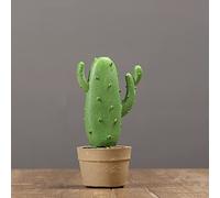 Modern Cactus Statue Resin Figurine for Desk & Home Decor, Outdoor Yard Art & Lawn Decoration, Green, 20.5cm x 13cm - Unique & Stylish Accent Piece