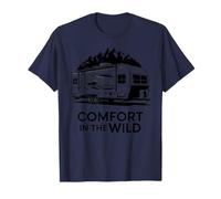 Modern Camper Comfort in Nature Wilderness Escape T-Shirt