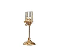 Modern Candle Holders Candle Holders Wedding Centerpieces Metal Crystal Candlestick Holders Stand For Table Party Church Decor for Decor(Small)