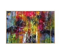 Modern Canvas Wall Art Posters and Prints Colorful Abstract Art Paintings Canvas Pictures for Living Room Home Decor 60x125cm(23.6x49.2in) Frameless