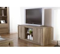 Modern Canyon Grey Oak 2 Doors 2 Shelves TV Unit Living Room Furniture