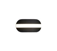 Modern Capsule Beam Wall Sconce, 7/10/12W Warm White Outdoor Wall Light with Die-Aluminum Body, Waterproof up Down Wash Lamp for Entryway, Patio, Porch, Garden Gatepost(Medium)/Medium