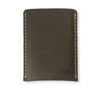 Modern Carry Slim Leather Credit Card Holder Sleeve Brown - One Size
