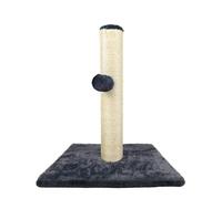 Modern Cat Scratch Tower with Platform, Durable Sisal Rope Pole and Soft Plush Base | Space-Saving Vertical Design for Scratching, Stretching and Perching in Small Homes,40CM