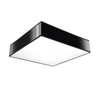 Ceiling Lamp HORUS 55 Black Square Shape Loft Design LED E27