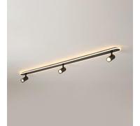 Modern Ceiling Lamp, Led Ceiling Light Hallway Light with 360° Rotatable Spotlights, Linear Light Fixture Ceiling Mount, Metal Semi Flush Mount Ceiling Light, 3000K Warm White/K/Large