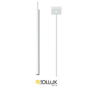 Modern Ceiling Lamp PASTELO 1 white Steel G9 LED SOLLUX LIGHTING Hanging Lamp