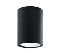 Modern Ceiling lamp Plafond LAGOS 10 Black GU10 Led SOLLUX LIGHTING Living room