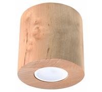 Modern Ceiling Lamp Plafond ORBIS NATURAL WOOD GU10 LED SOLLUX LIGHTING Bedroom
