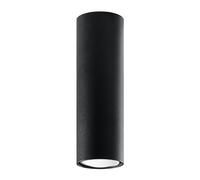 Modern Ceiling Light LAGOS 20 Steel Black GU10 LED SOLLUX LIGHTING