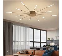 Modern Ceiling Light LED Ceiling Lamp Fireworks Design Chandelier Creativity Bedroom Living Room Wall Lamp Reception Hall Office Children's Room Indoor Lighting Decorative Lights (Gold,12 Heads)