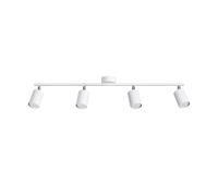 Modern Ceiling Light LEMMI 4L 4-Light Steel White GU10 LED SOLLUX LIGHTING