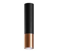 Sollux Lighting Loopez Steel Black/copper Light Classic Ceiling Light