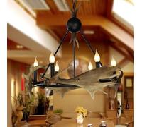Modern Ceiling Light Pendant Antlers Chandelier Rustic Round Chandelier Farmhouse Wagon Wheel Chandelier Resin Deer Antler Fixture Candle 6- Lodge Cabin Chandelier for Dining Room