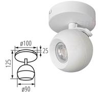 Modern Ceiling Wall Spotlight Adjustable Spot Down Light Kitchen Directional Bar