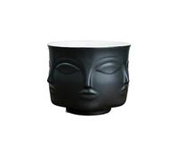 Modern Ceramic Flower Pot Vase Dora Maar Musa Jonathan Adler Decoration Head Figure Design - Black
