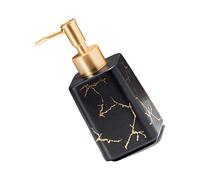Modern Ceramic Soap Dispenser with Marble Design Elegant Bathroom Travel Friendly Pump Bottle Liquid Storage Portable Ceramic Liquid Dispenser Bottle