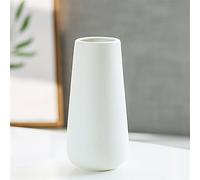 Modern Ceramic Vase,Ceramic Flower Vases for Home Table Decor, Wedding Decorative Flower Arrangement Vase, Flower Container Vases for Mother's Day (White)